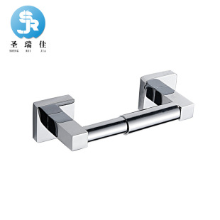圣瑞佳厕所卫生间纸巾架方座伸缩厕纸架 卫浴卷纸架厂家直销