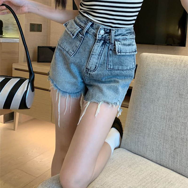 大码牛仔短裤女夏季薄款设计感小众宽松显瘦高腰a字直筒阔腿热裤,女装/女士精品,大码裤装,淘宝优惠券,粉丝福利购,淘宝优惠卷