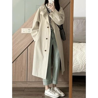 风衣外套女中长款2025秋冬新款