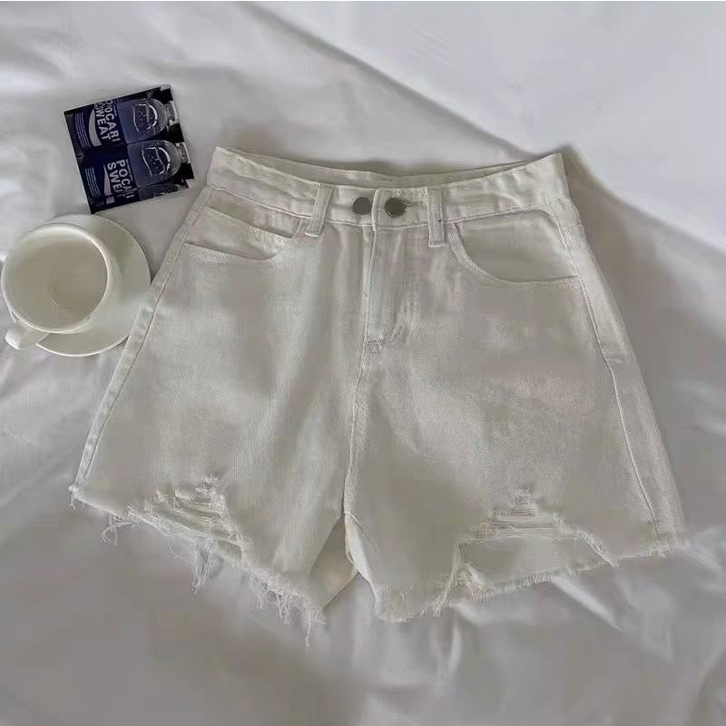 牛仔短裤女夏季2026新款高腰破洞显瘦大码宽松阔腿辣妹a字热裤子,女装/女士精品,大码裤装,淘宝优惠券,粉丝福利购,淘宝优惠卷