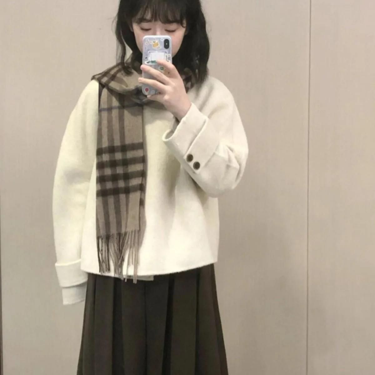 短款呢子大衣女2025新款秋冬季