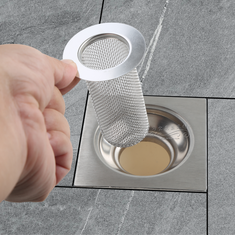 毛发过滤网304不锈钢面盆卫生间地漏洗手池脸盆下水管道防堵神器
