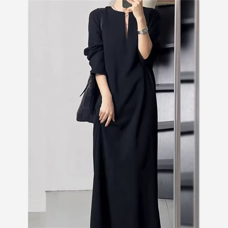 高级感时尚连衣裙女长袖春秋新款