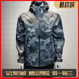 安踏风暴甲无氟冲锋衣男2025国家地理户外防水硬壳夹克152546604