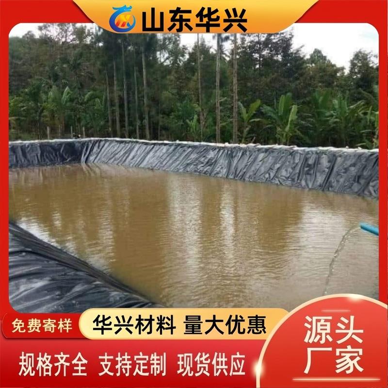 土工膜厂家龙虾鱼塘藕池防渗膜人工湖蓄水池用0.5mmhdpe土工膜