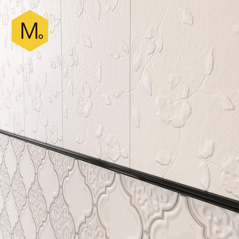 亿正法式复古卫生间瓷砖立体暗纹浮雕花砖厕所瓷砖墙砖浴室地砖