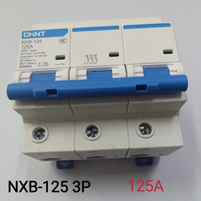 正泰塑壳断路器NXB-125 3P 80A100A125A 现货