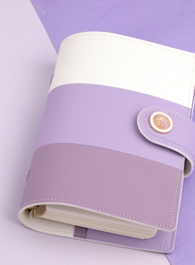 独家发售】新品LALENTO活页A6记事本意大利羊真皮三色笔记手帐本