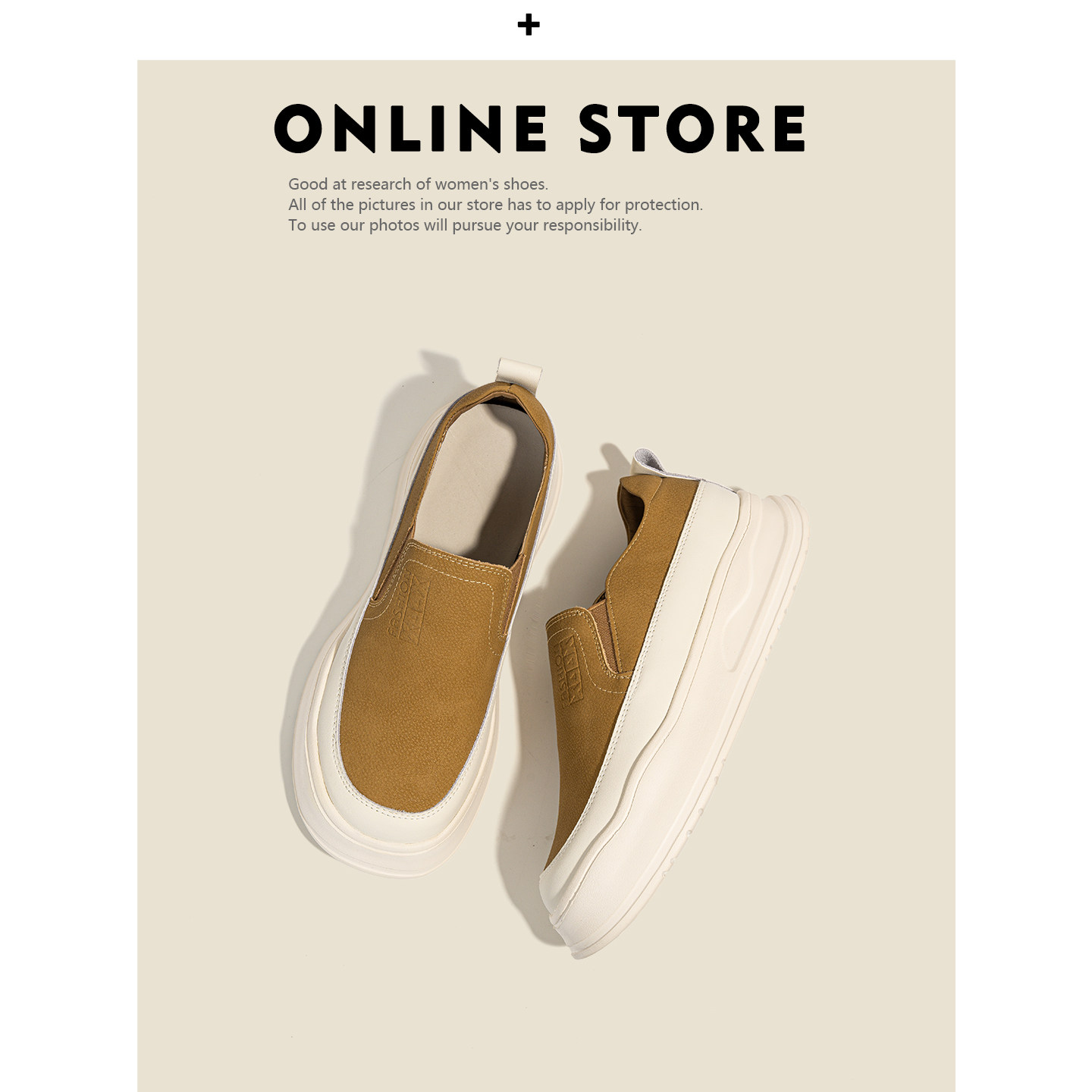 真皮版~小个子厚底增高乐福鞋女2026新款英伦一脚蹬休闲运动板鞋