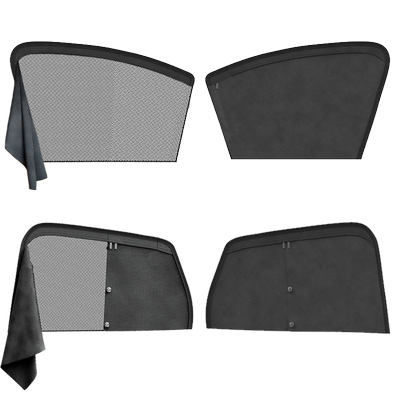 奔驰GLEcoupe磁吸双层遮阳窗帘