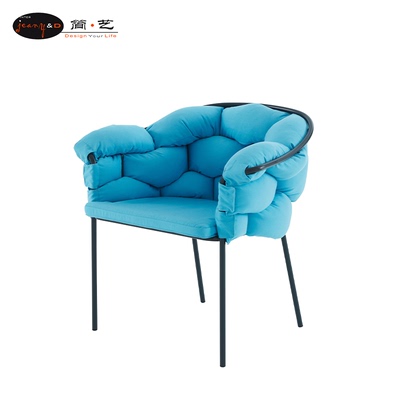 轻奢梳妆休闲椅奶茶简和艺可定制