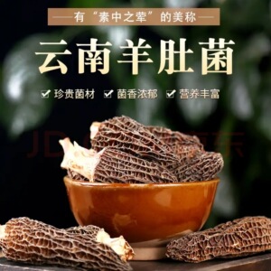 2023新货剪柄羊肚菌干货500g云南特产牛肚菌菇煲汤特级野生旗舰店