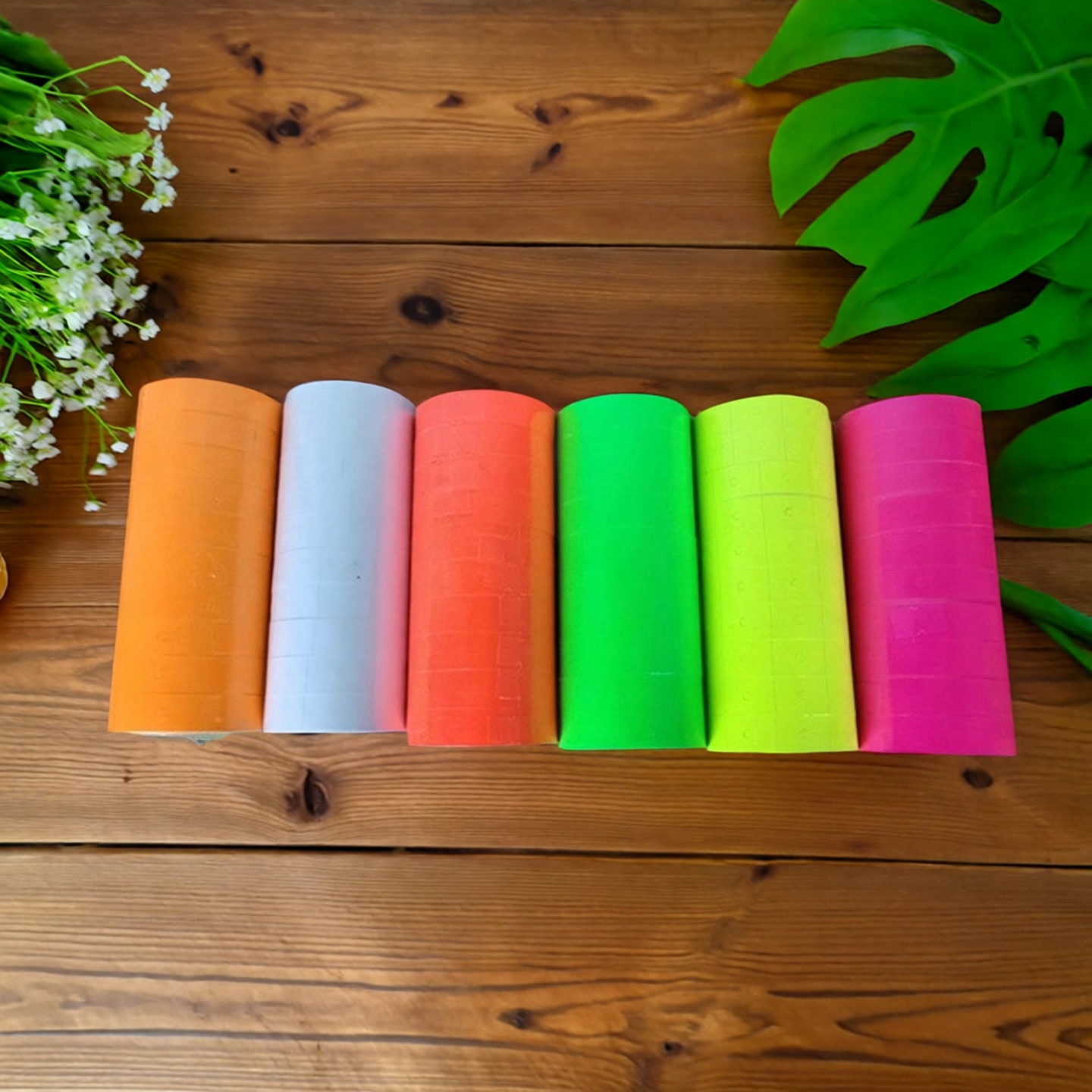 包邮超市彩色双排打码纸打价机标价纸便利店价签机标签纸打价贴纸