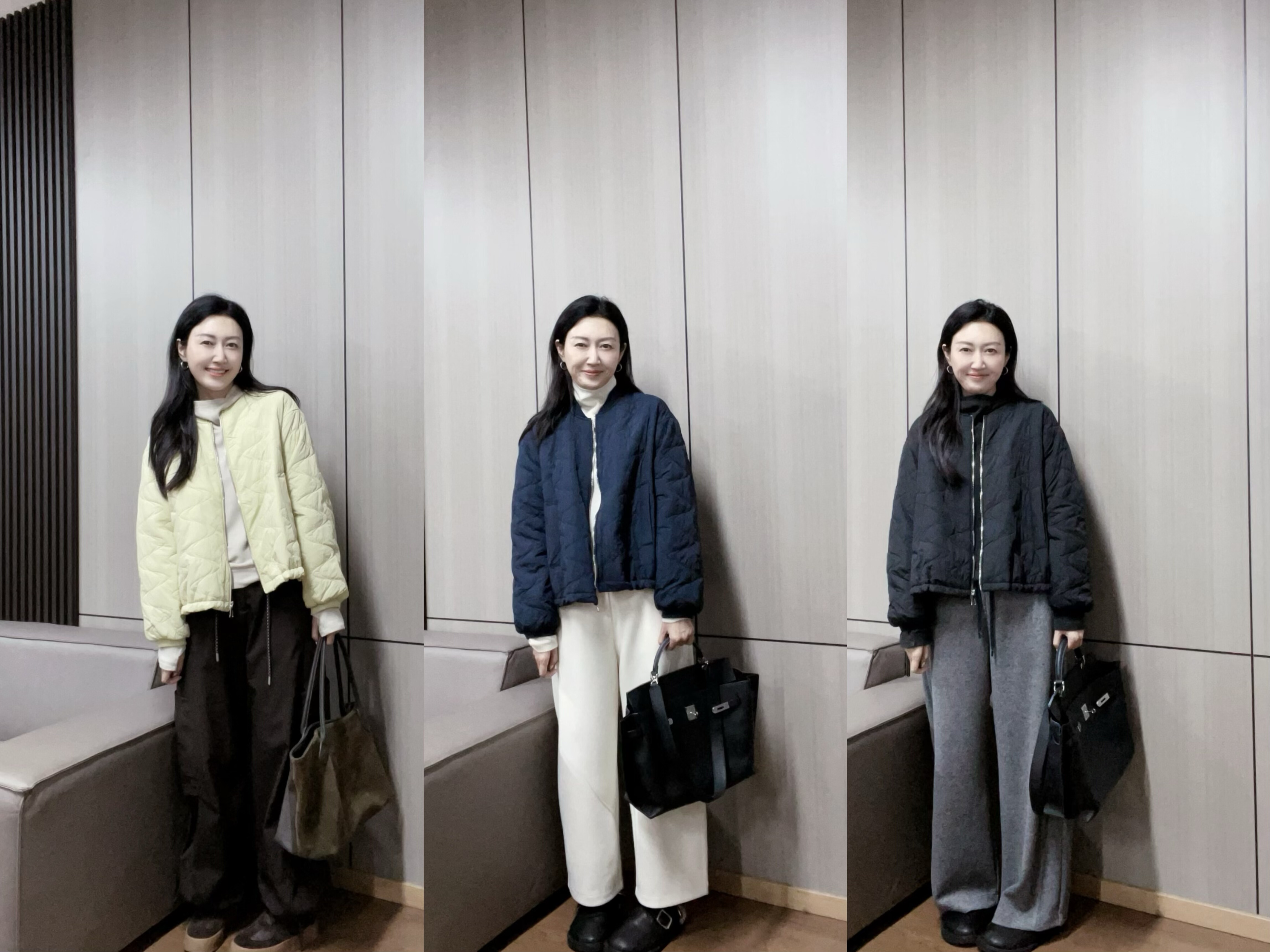 丽的城8811棒球服领轻薄保暖外套棉衣棉服