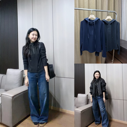 丽的城7700连帽双面绒长袖卫衣T恤