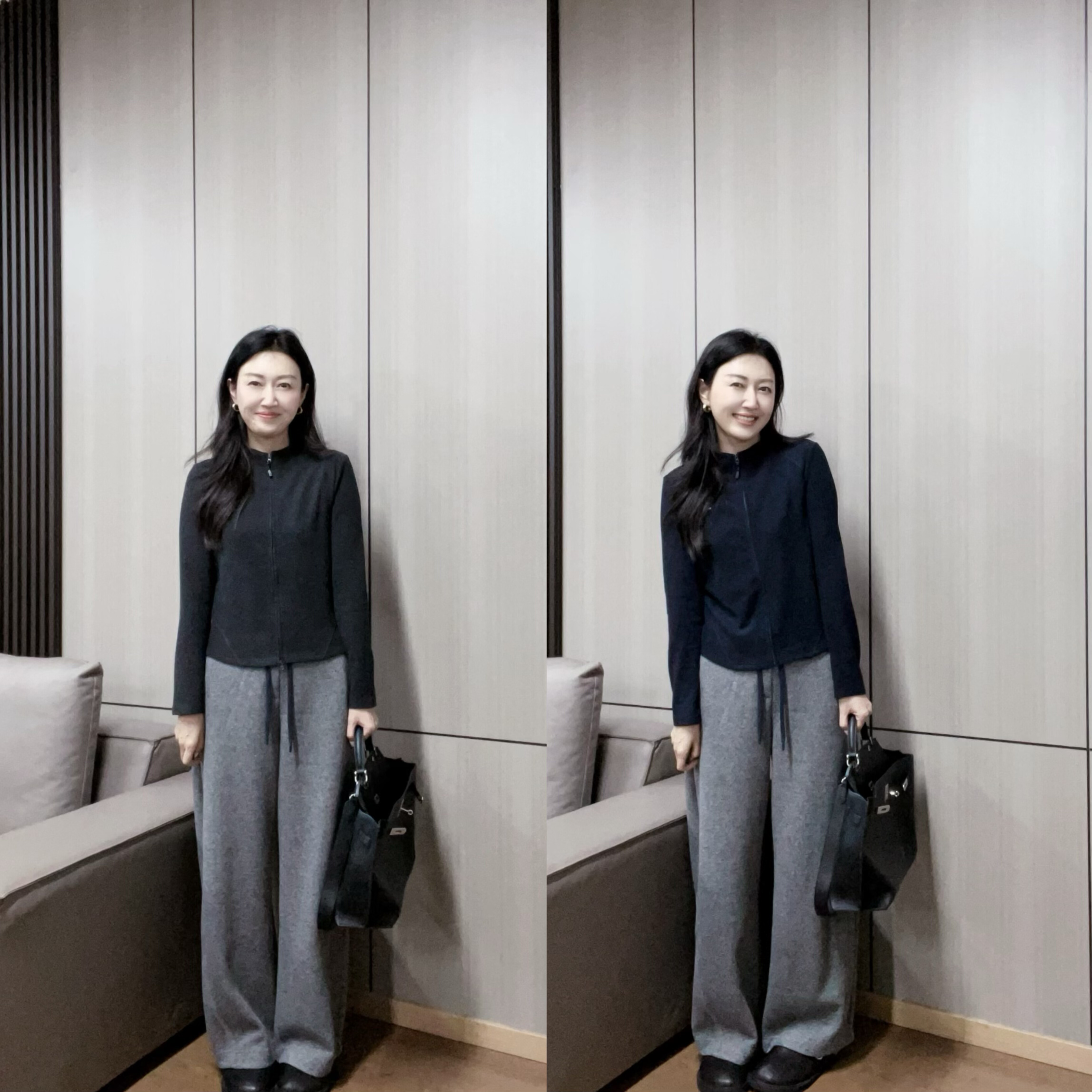 丽的城7213-1半高领拉链长袖德绒卫衣T恤开衫