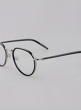 新款圆框近视眼镜休闲轻新光学眼镜架配防蓝光学生眼镜MB0342