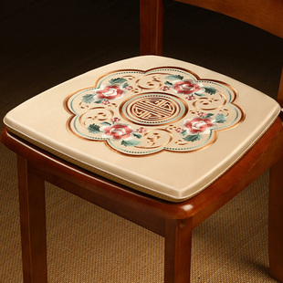 红木餐椅坐垫马蹄垫家用实y木椅子坐垫屁垫可拆洗凳子垫子定 中式