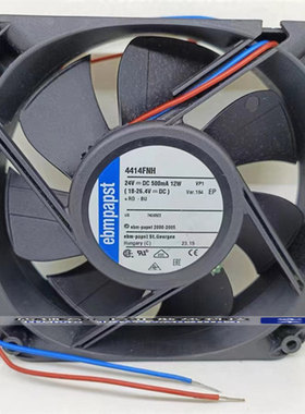 4414FNH 24VDC 500MA 12W 原装德国ebmpapst 设备轴流风扇