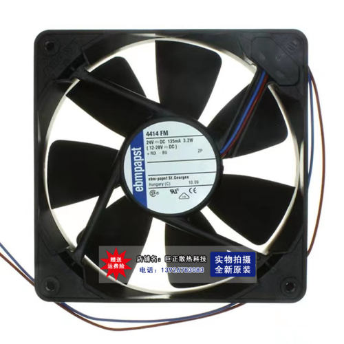 ebmpapst TYP 4414F/2/2D/FM/FD/39 24V 5W 变频器 高端 散热风扇
