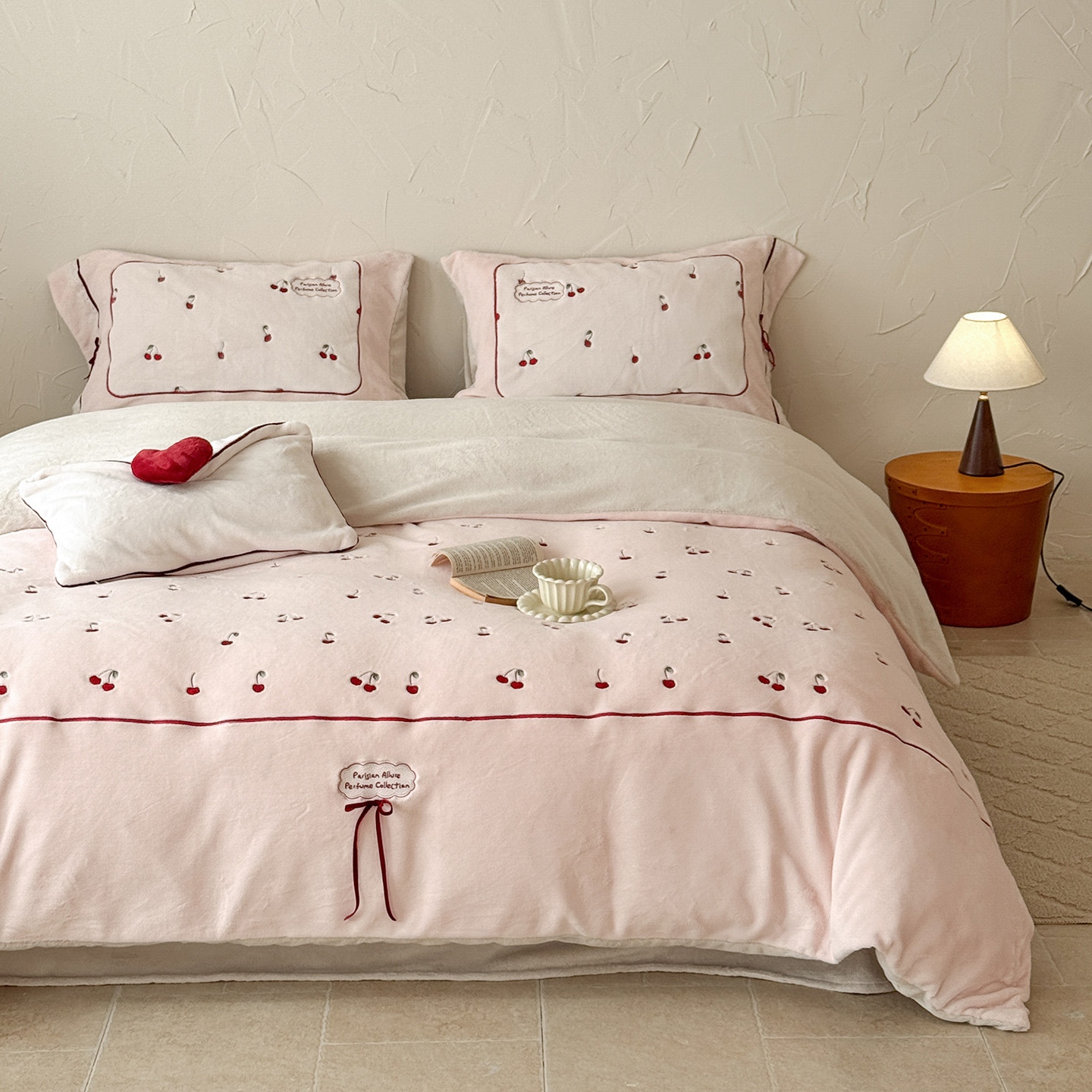 巨好看~冬季加厚牛奶绒床上四件套2026新款法兰绒珊瑚绒床单床品,床上用品,床品套件/四件套/多件套,淘宝优惠券,粉丝福利购,淘宝优惠卷