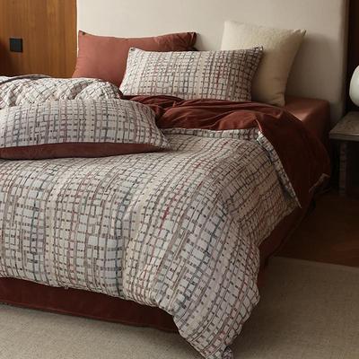 冬季牛奶绒加厚保暖一面棉高级感