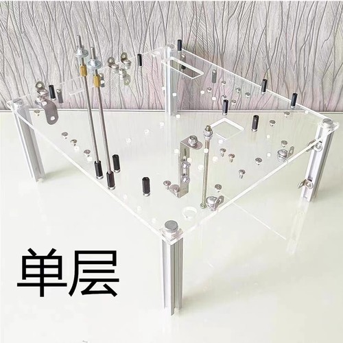 全透明亚克力卧式台式电脑机箱DIY个性ATX机箱MITX创意开放式机箱