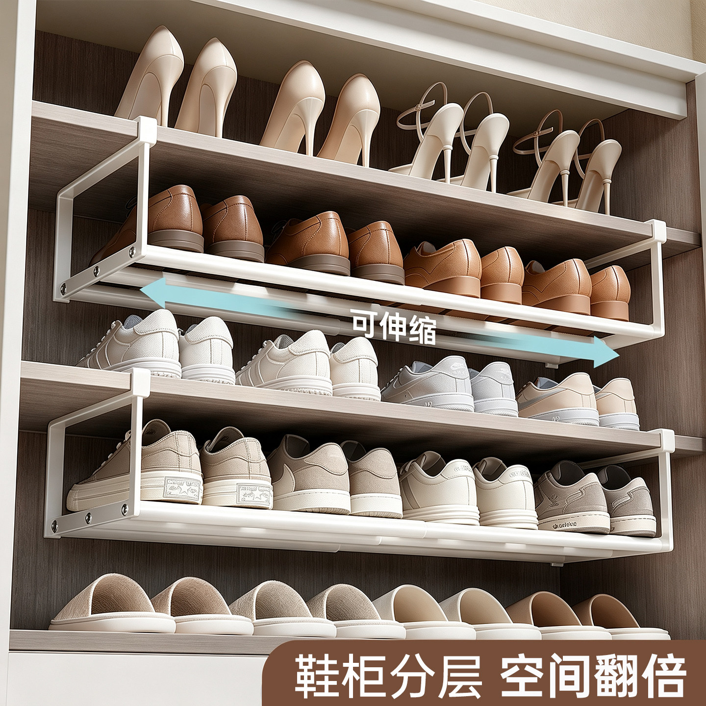 【加厚承重强】可伸缩扩容图片