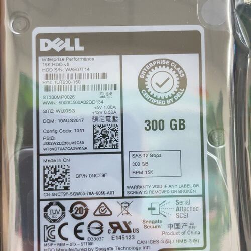Dell ST300MP0026 DPN：0NCT9F(议价）