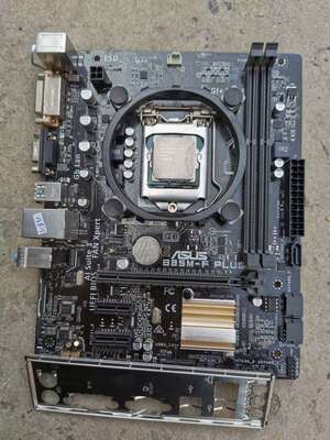 拆机成色不错华硕B85M-FPLUS+i34130