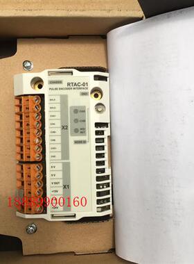 RTAC-01ABB变频器编码器接口模块,橙色接线端子