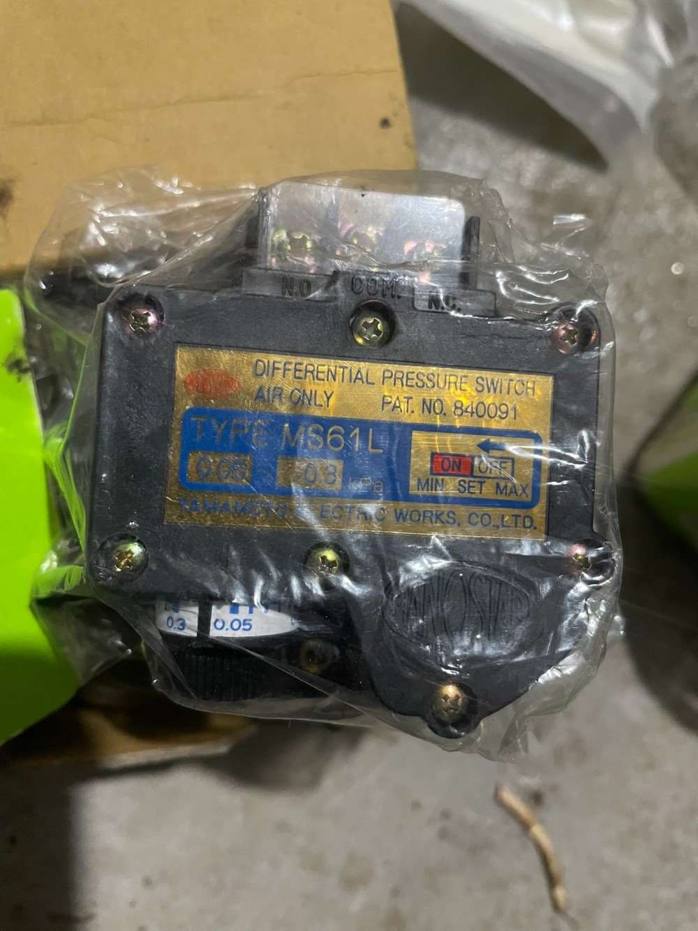 MANOSTAR微差压开关MS61L多的.一个没有原