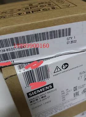 6ES71346GD010BA1西门子ET200模拟量输入模