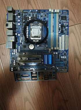 拆机技嘉H55M+i3530处理器板U一起便宜处理