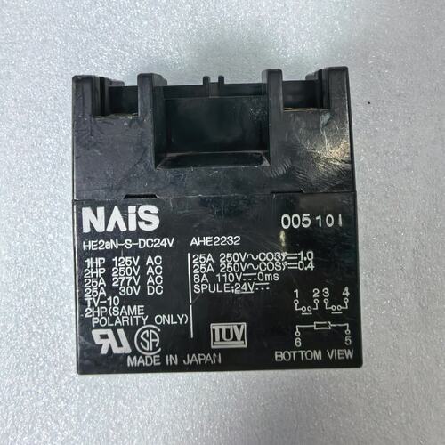 NAIS HE2aN-S-DC24V继电器，日本，拆机件(议价）