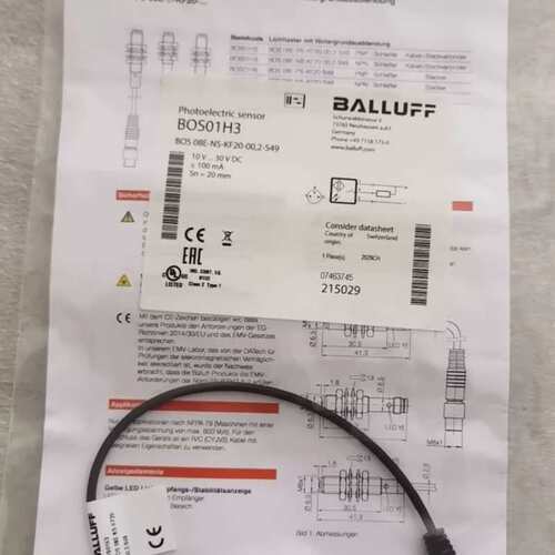 BALLUFF巴鲁夫 BOS01H3 BOS 08E(议价）