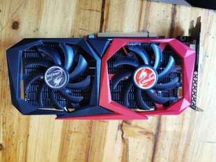 升级换下来的七彩虹GTX10603G版显卡成色暴新膜都在