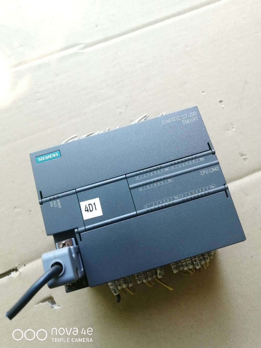 西门子PLC主机288-1CR40-0AA0二手拆机实物拍摄