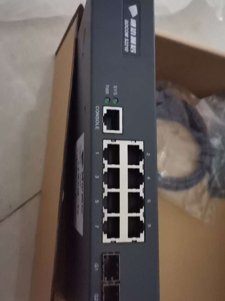 博达交换机S22100-DC新的有2个懂行会用的来聊.