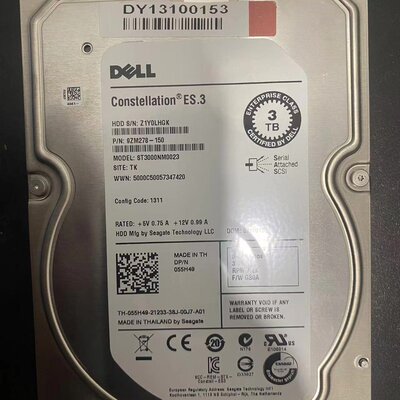 DELL/戴尔ST3000NM0023 055H49 拆(议价）