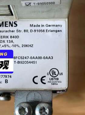 6SN1145-1BA01-0BA2西门子NCU壳子