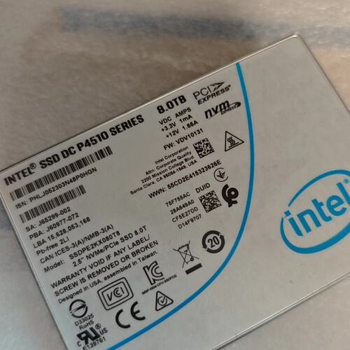 特价出 英特尔p4510 8T U.2 零售版(议价）