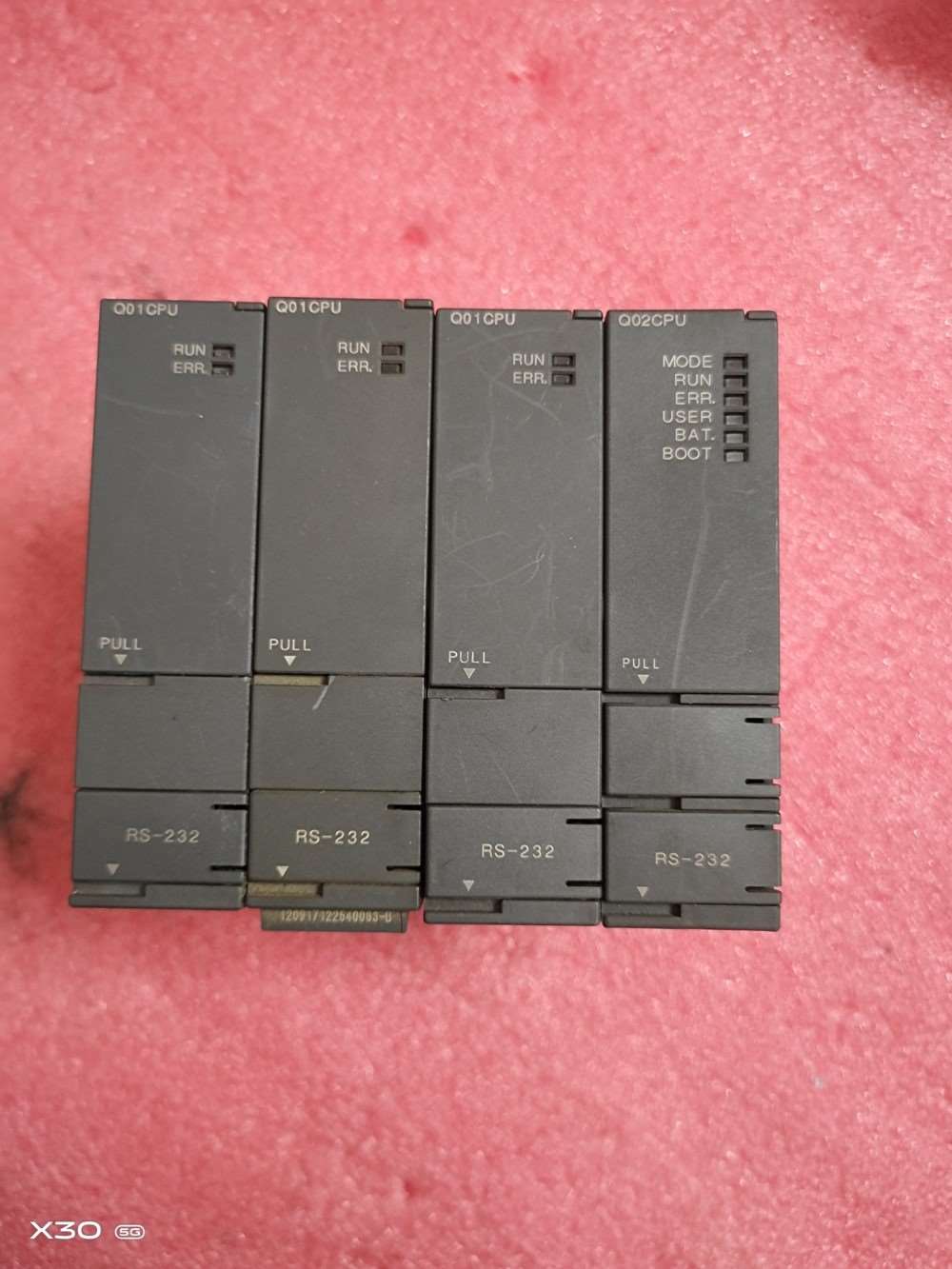 三菱Q01CPU3个已出,Q02CPU1个功能包好,成色