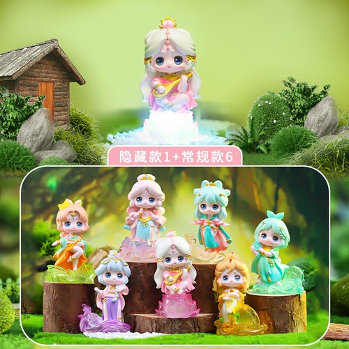 可爱生日礼品敦煌飞天2代盲盒古风汉服少女手办桌面摆件礼物女生