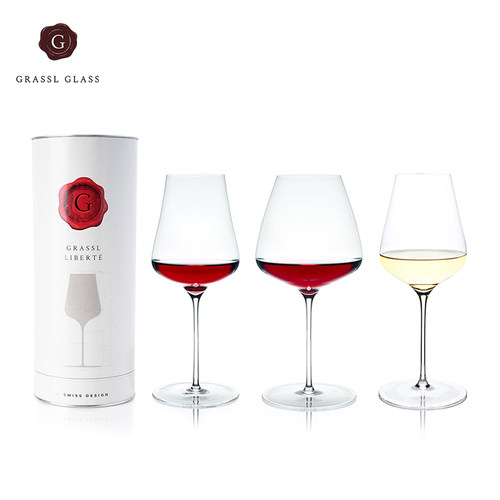 瑞士grassl高端纯手工水晶酒杯
