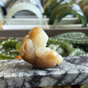 黄白老玉和田玉唐马