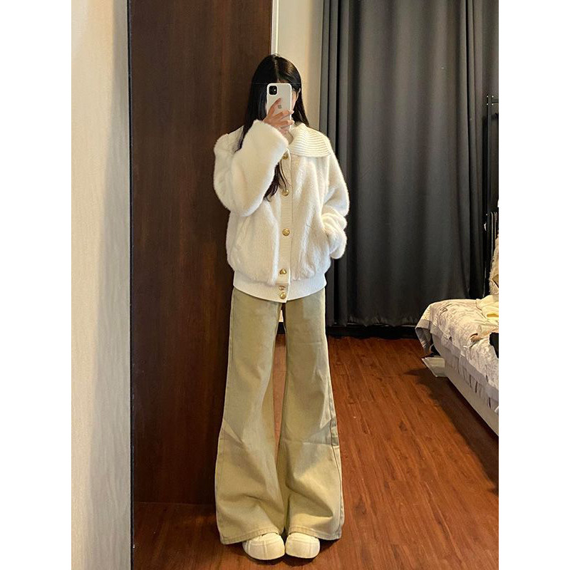 温柔百搭宽松保暖针织上衣