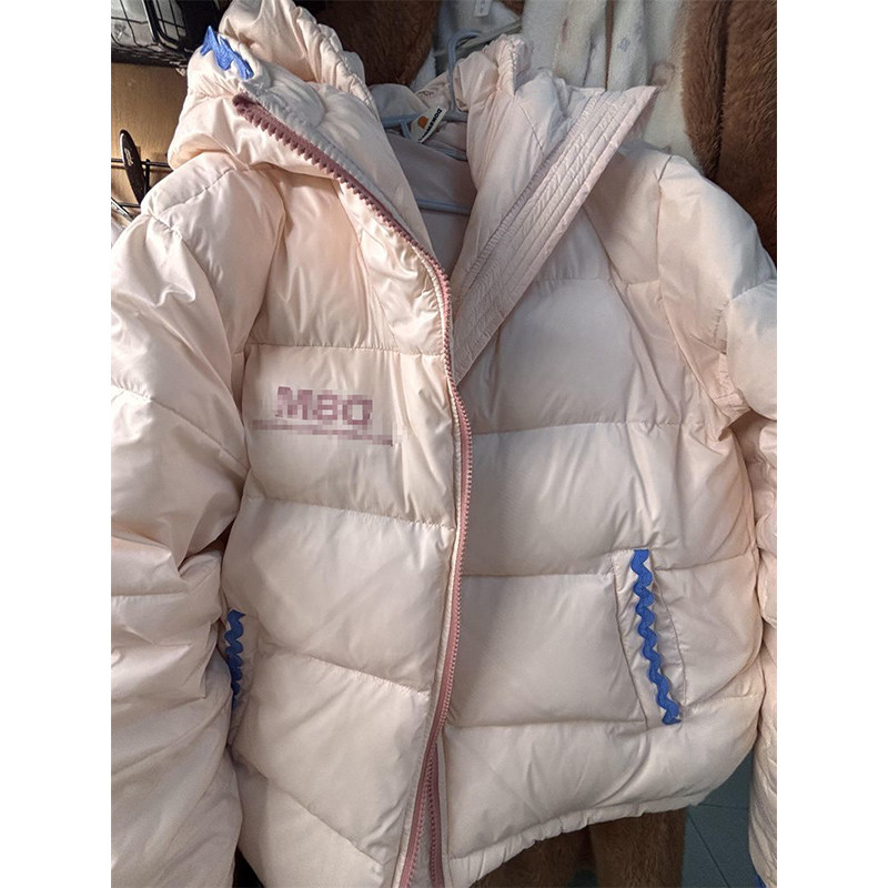 2025新款少女风粉色印花连帽棉服外套女冬季显瘦宽松拉链保暖棉衣,女装/女士精品,棉衣/棉服,淘宝优惠券,粉丝福利购,淘宝优惠卷