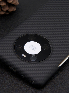 适用Mate40Pro凯夫拉手机壳Mate40RS碳纤维轻薄防摔Mate50保护套