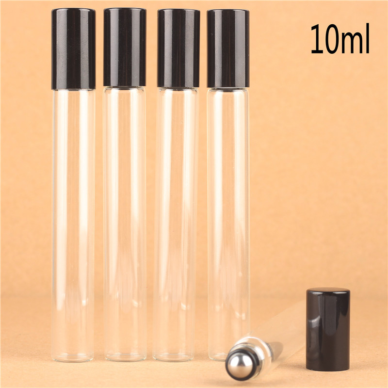 券后9.90元5个卖10ML迷你玻璃分装空瓶 精油滚珠瓶小巧便携玻璃香水走珠瓶